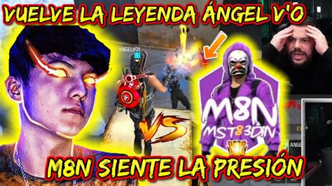 M8N vs ÁNGEL V OZELIKA QUEDA IMPRESIONADO CON EL GRAN NIVEL DE ÁNGEL V