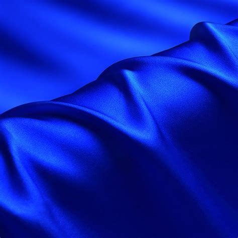 100 Silk Royal Blue Color 19mm Silk Satin Fabric For Dress Shirts