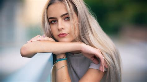 cute girl blonde hairs laptop full hd p hd  wallpapers