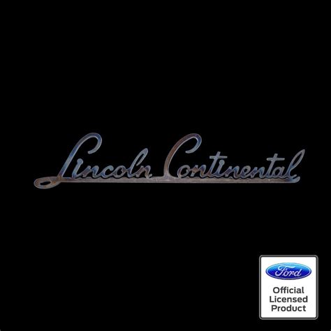 Lincoln Continental Script - Speedcult Officially Licensed