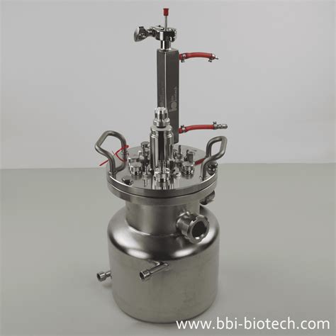 L Jacketed Stainless Steel Vessel Bioreactors Fermentors