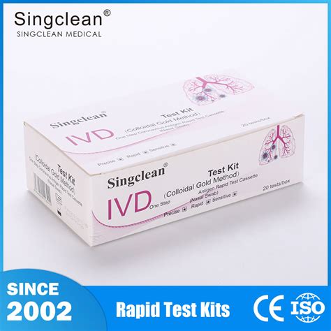 Singclean Ivd Wholesale Medical Antigen Rapid Diagnostic Ovulation Std