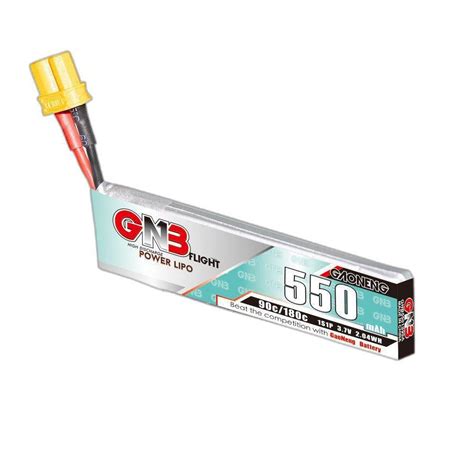 GNB GAONENG 1S1P 550MAH 3 7V 90C XT30 Cabled LiPo Battery Battery Type