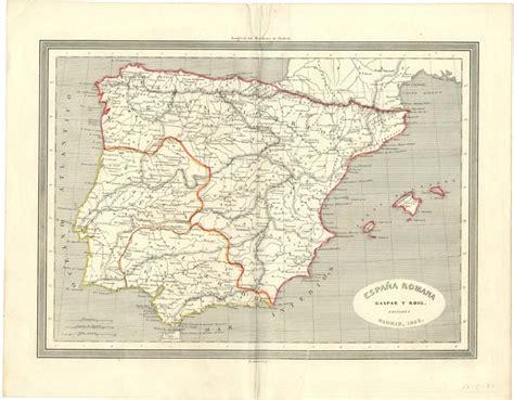 España Mapas históricos 1853