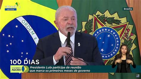 Presidente Lula Faz Reunião Ministerial Dos 100 Dias De Governo Youtube