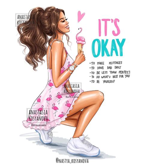 Its Ok To Be Yourself Illustration For My Shop Kosyanova Shop