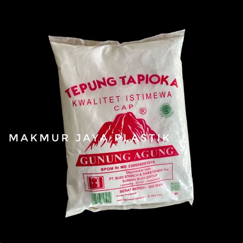 Jual TEPUNG TAPIOKA GUNUNG AGUNG 500 GR Shopee Indonesia