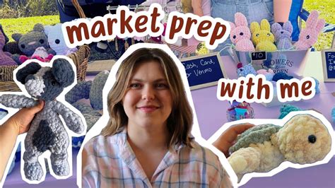 Crochet With Me Market Prep For My First Craft Fair Plushies