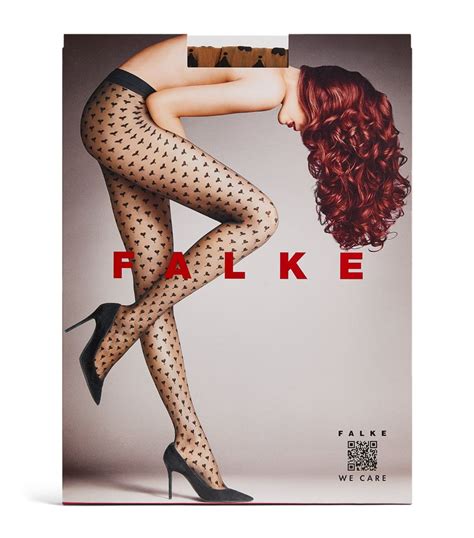 Womens Falke Black Darling Tights Harrods US