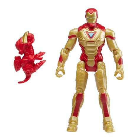 Hasbro 孩之寶 漫威 Marvel 復仇者聯盟 4吋 恐龍機甲系列 Mech Strike 鋼鐵人 Iron Man Pchome 24h購物