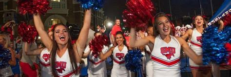 Smu Cheer On Twitter Some Of The Group Cheering At The First Mbb Game