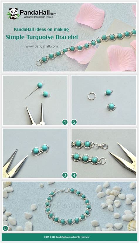 Pandahall Ideas On Making Simple Turquoise Bracelet Bead Jewellery