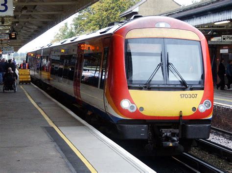 Swt Class 170 At Basingstoke 29 10 05 The Class 170s Stay… Flickr