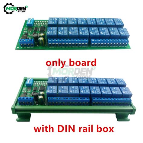 DC 12V RS485 R Le Mod L 16 Kanal Modbus RTU Protokol Uzaktan Kumanda