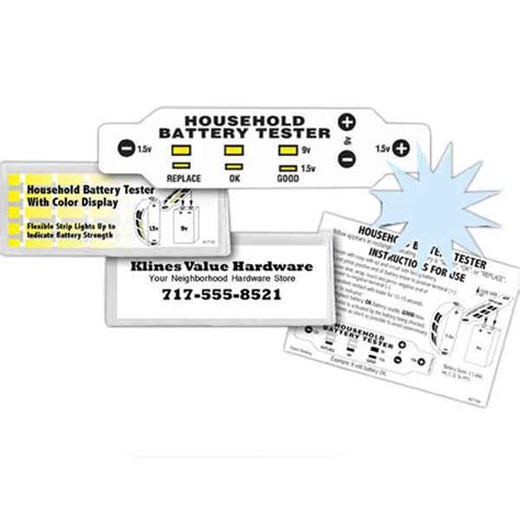Household Battery Tester Promotional Product Ideas By