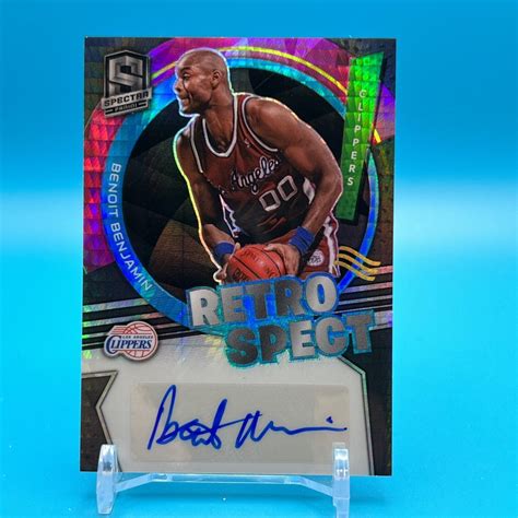 Benoit Benjamin Panini Spectra Retrospect Autograph Of