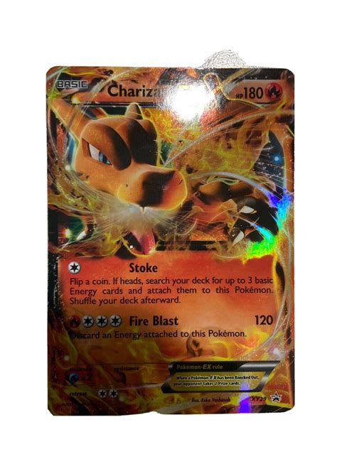 Mavin Charizard EX Pokemon Card Holo Ultra Rare XY29 Black Star Promo