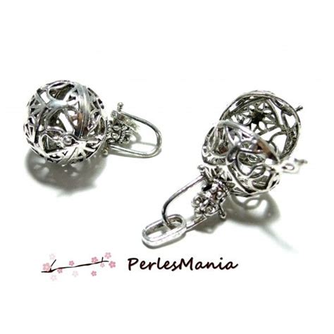 PENDENTIF CAGE ET PERLE BOLA Harmony Grossesse 18mm Ou BOULE De PARFUM