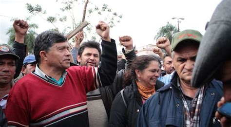 Diario HOY Campesinos amenazan con nueva protesta en Asunción