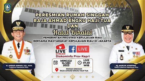 Live Peresmian Rumah Singgah Raja Ahmad Engku Haji Tua Dan