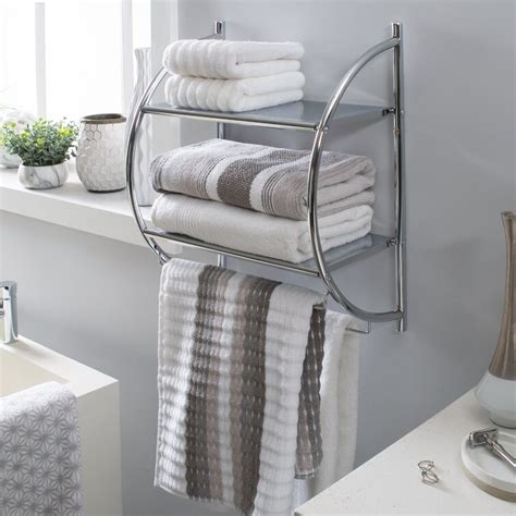 Neu Home Tier Wall Mounted Towel Rack Reviews Wayfair Canada