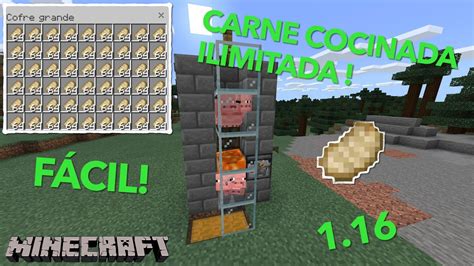 Granja De Cerdos Minecraft Simple Java Bedrock Youtube