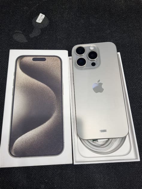 Iphone 15 Pro 128gb Natural Titanium Digimap Ibox Telepon Seluler