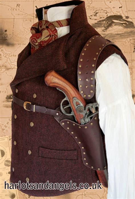 Steampunk Holster Pattern Pdf Download For Leather Work Etsy