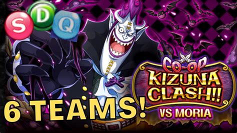 Optc Kizuna Moria 6 Teams 2 For Each Colour Str Qck And Dex One