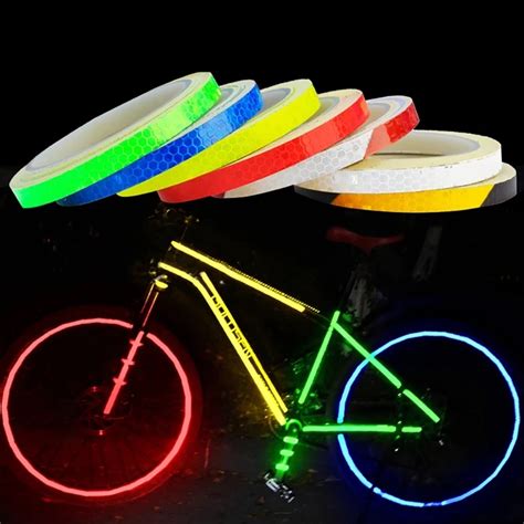 8 Meter Auto Styling Reflektierende Streifen Klebeband Motorrad Bike Körper Felge Rad Streifen