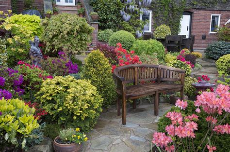 Photo England Walsall Garden Nature Gardens Bench Bush