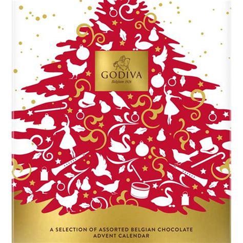 Godiva Belgium Assorted Chocolate Advent Calendar 200g