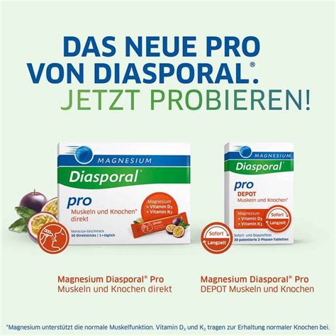 Magnesium Diasporal Pro D K Depot Muskel Knochen Tabletten St