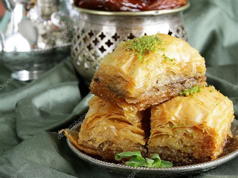 Traditional Turkish Arabic sweets baklava — Stock Photo © Dream79 ...