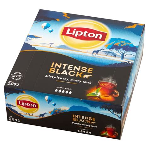 Lipton Intense Black Czarna Herbata G Torebek Zakupy