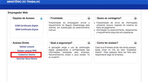 Empregador Web Veja Como Usar Essa Ferramenta Do Mte