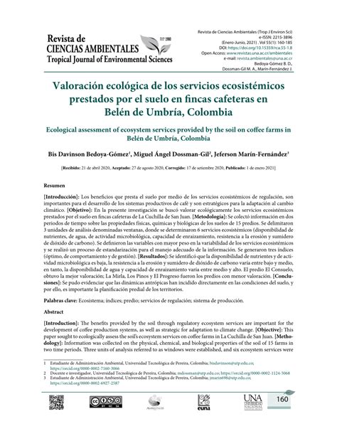 PDF Valoración ecológica de los servicios ecosistémicos prestados por