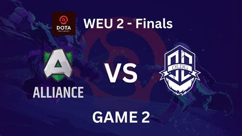 Alliance Vs Old G WEU 2 Finals Game 2 DPC Dota 2 April 26 2023