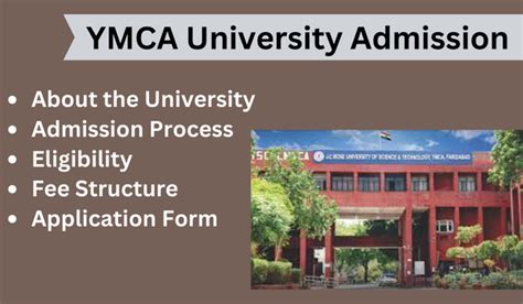 YMCA University Admission 2024-25 | UG & PG Last Date, Form; Courses