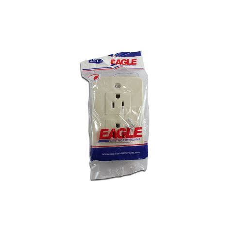 Tomacorriente Doble Polarizado Eterna 15a 125v Tomas Superficiales