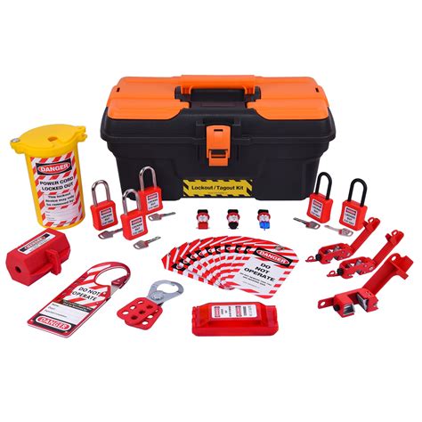 Lockout Tagout Kit Lockout Set Safety Padlocks Lockout Hasp Breaker