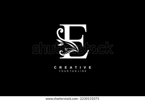 Luxury Elegant White Letter E Logo Stock Vector Royalty Free 2230131075 Shutterstock