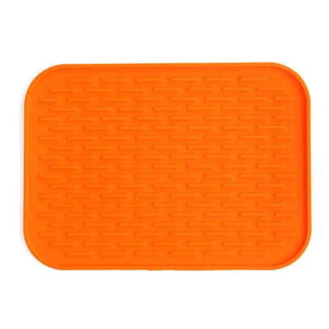 1pc Rectangle Heat Resistant Mat Silicone Non Slip Trivet Pot Pan Holder Mat Pad For Kitchen