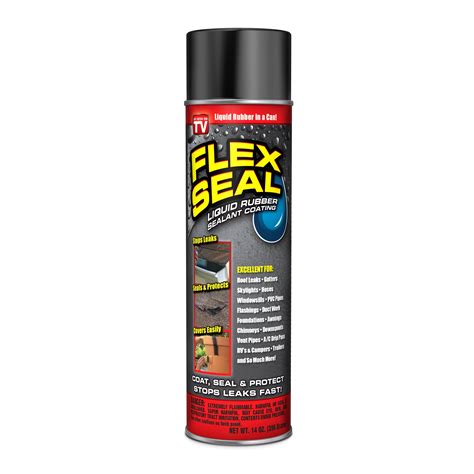 Flex Seal Spray Rubber Sealant Coating, 14-oz, Black | eBay