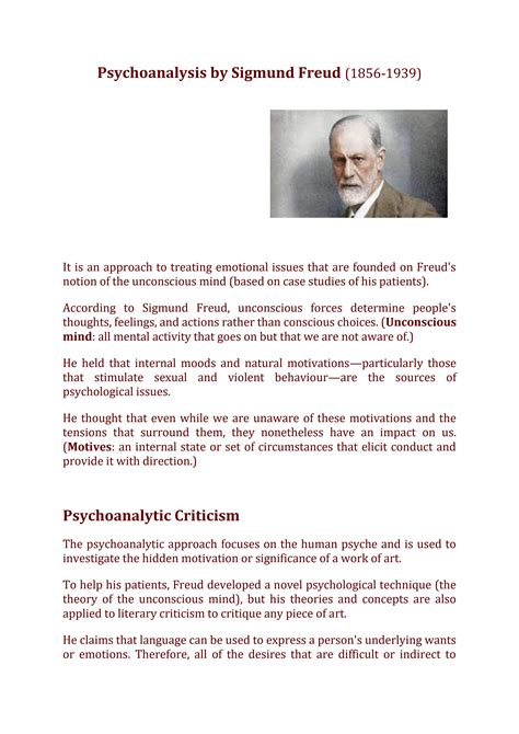 Psychoanalysis by Sigmund Freud by ziaullahf8 - Issuu