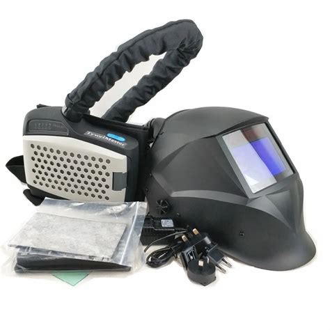 Welding Mask Powered Air Purifying Respirator Auto Darkening Welding Helmet Personal Protective ...