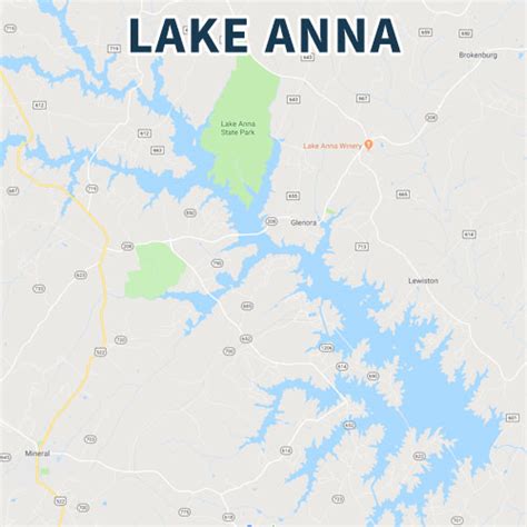 Lake Anna State Park Map