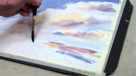 How To Paint Clouds With Watercolors