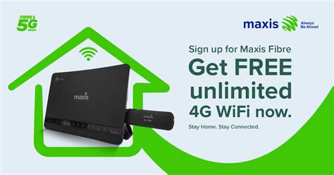 Maxis Is Offering Free Unlimited G Wifi For New Fibre Customers This Mco