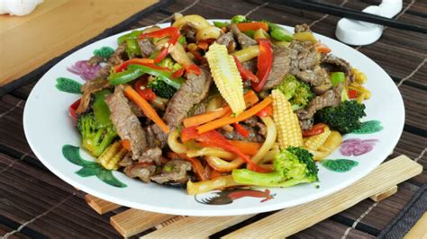 beef noodle stir-fry featured image - Taste Of Asian Food